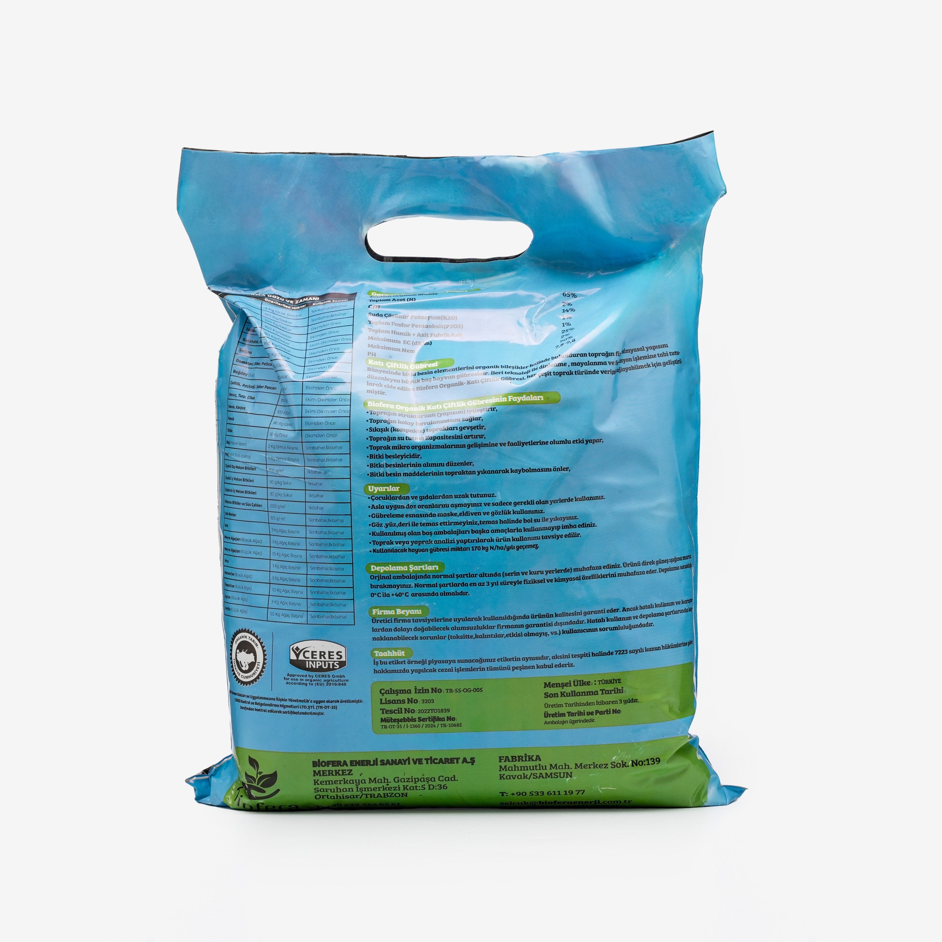 Biofera 2.5 KG Organik Gübre